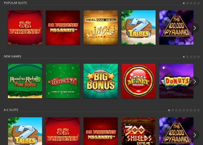 DraftKings Online Casino Games