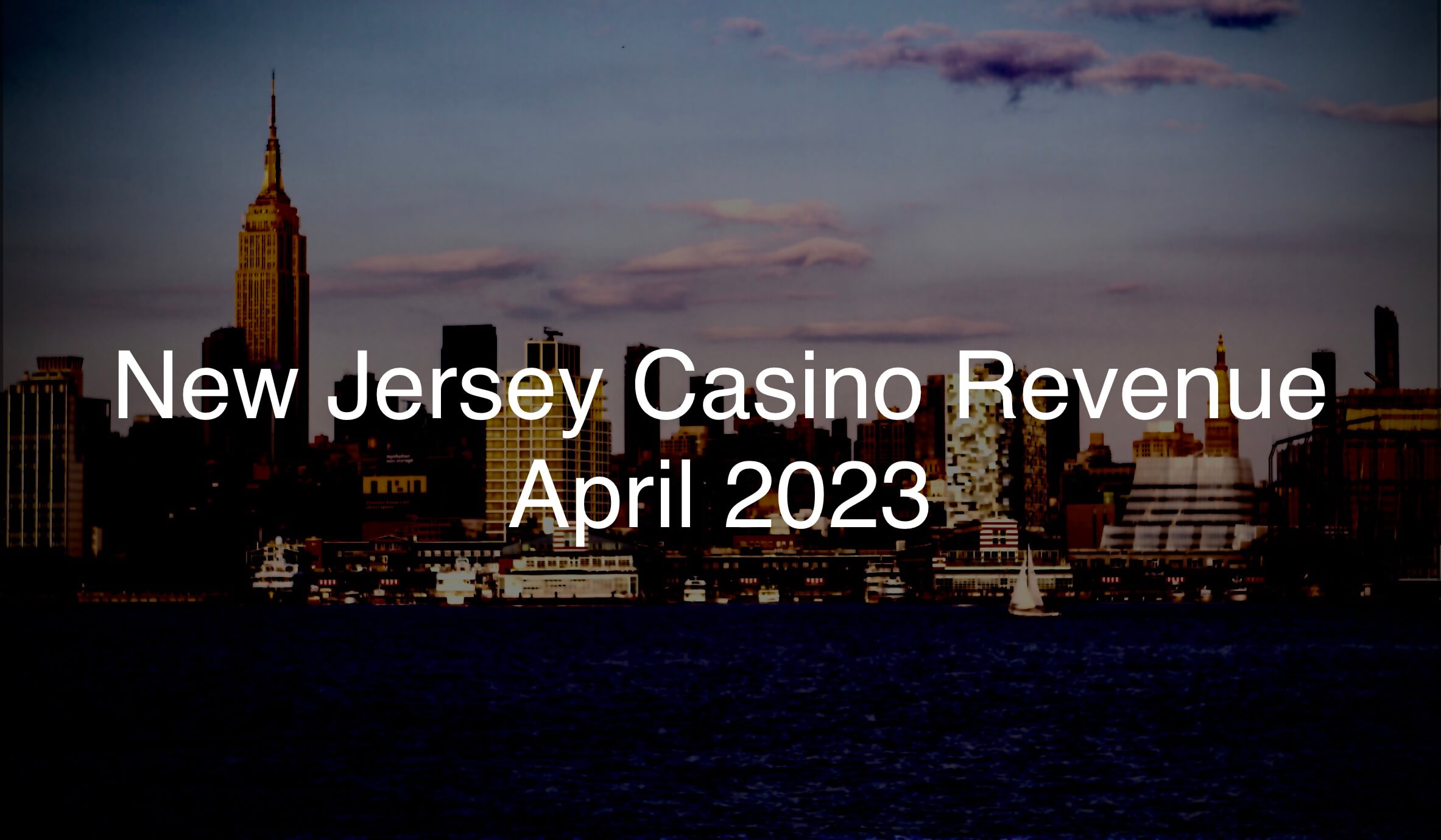 Casino Revenue NJ April 2023