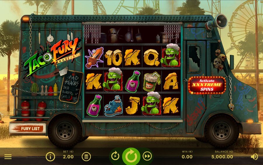 Taco Fury XXXtreme Slot 