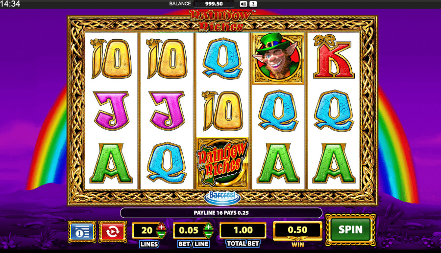 Rainbow Riches Slot at Social Casinos - ACG