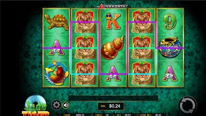 Jade Tiger Slot Graphics