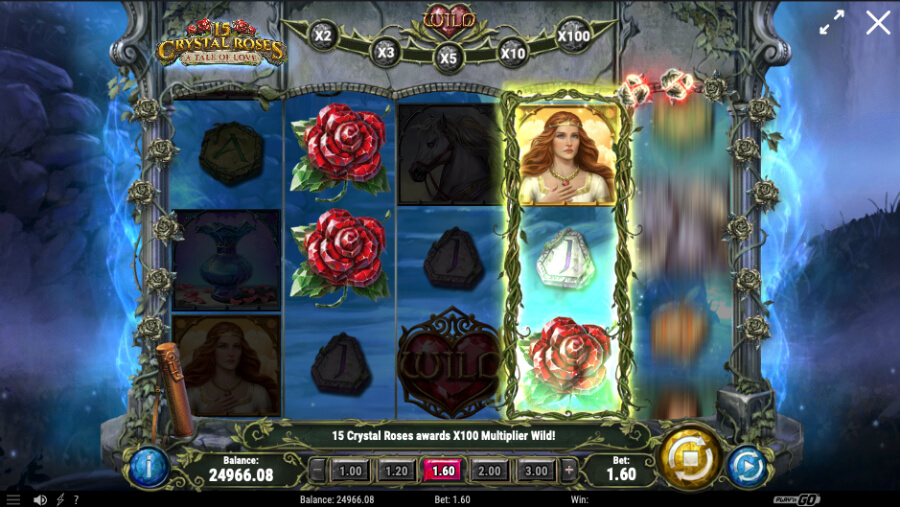 15 Crystal Roses: A Tale of Love Slot Rose Symbols - ACG