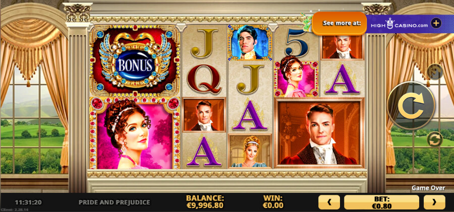 Pride and Prejudice Slot Super Symbols - ACG