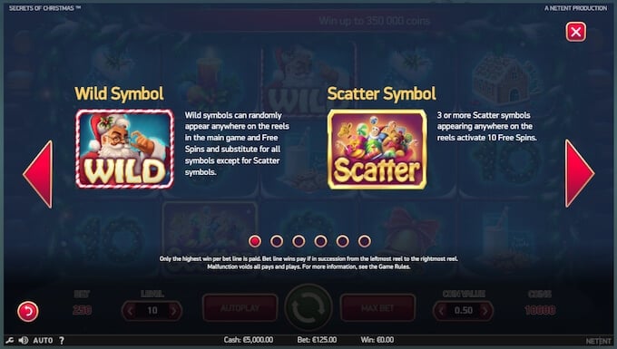 Secrets of Christmas Slot Features