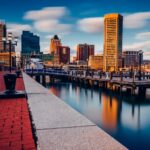 Maryland River and Buildings - ACG