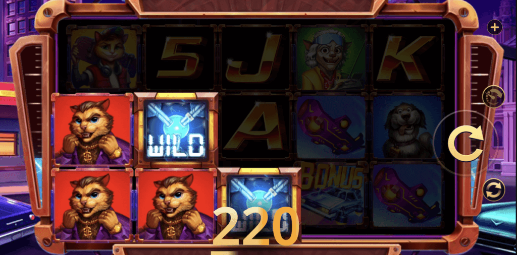 Cat to the Future Slot Bonus