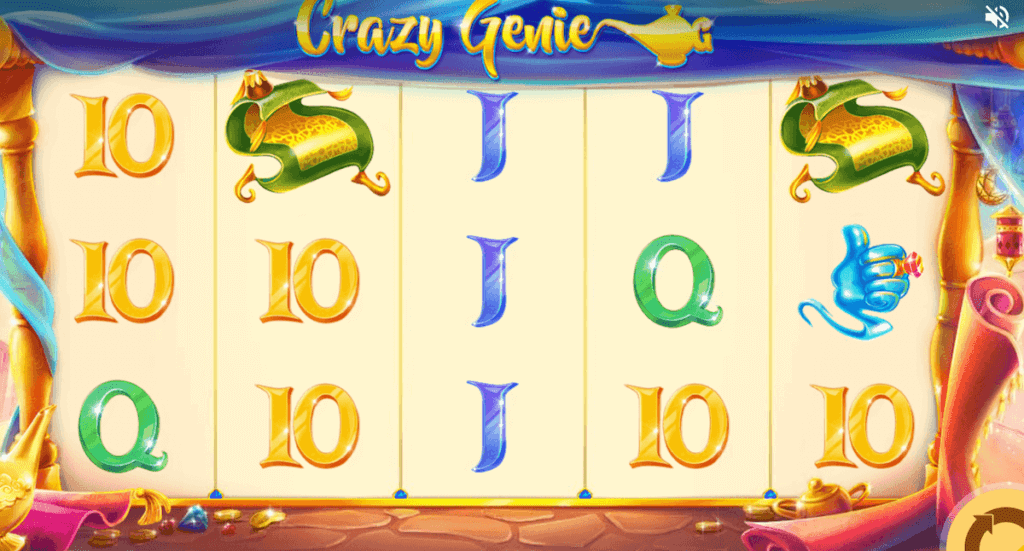 Crazy Genie Game Board