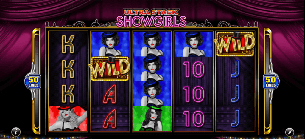 Ultra Stack Showgirls, online slot, Golden Nugget